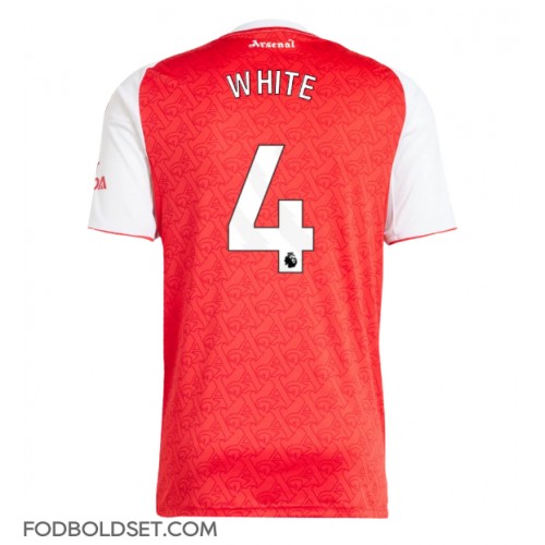 Arsenal Ben White #4 Hjemmebanetrøje 2025-26 Kortærmet